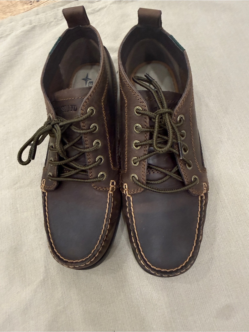 NWOT Eastland Brown Leather Chukka Boots In Dark Brown